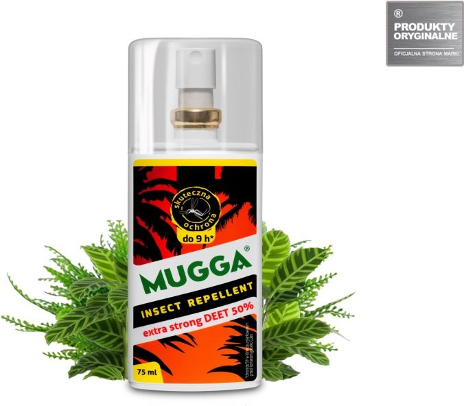 Mugga Spray Ekstra Strong 50% DEET 75ml