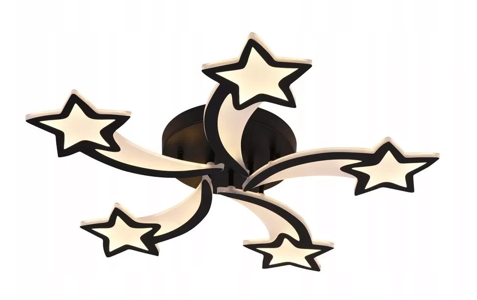 Żyrandol LED Lampa Sufitowa Dziecięca Gwiazdy