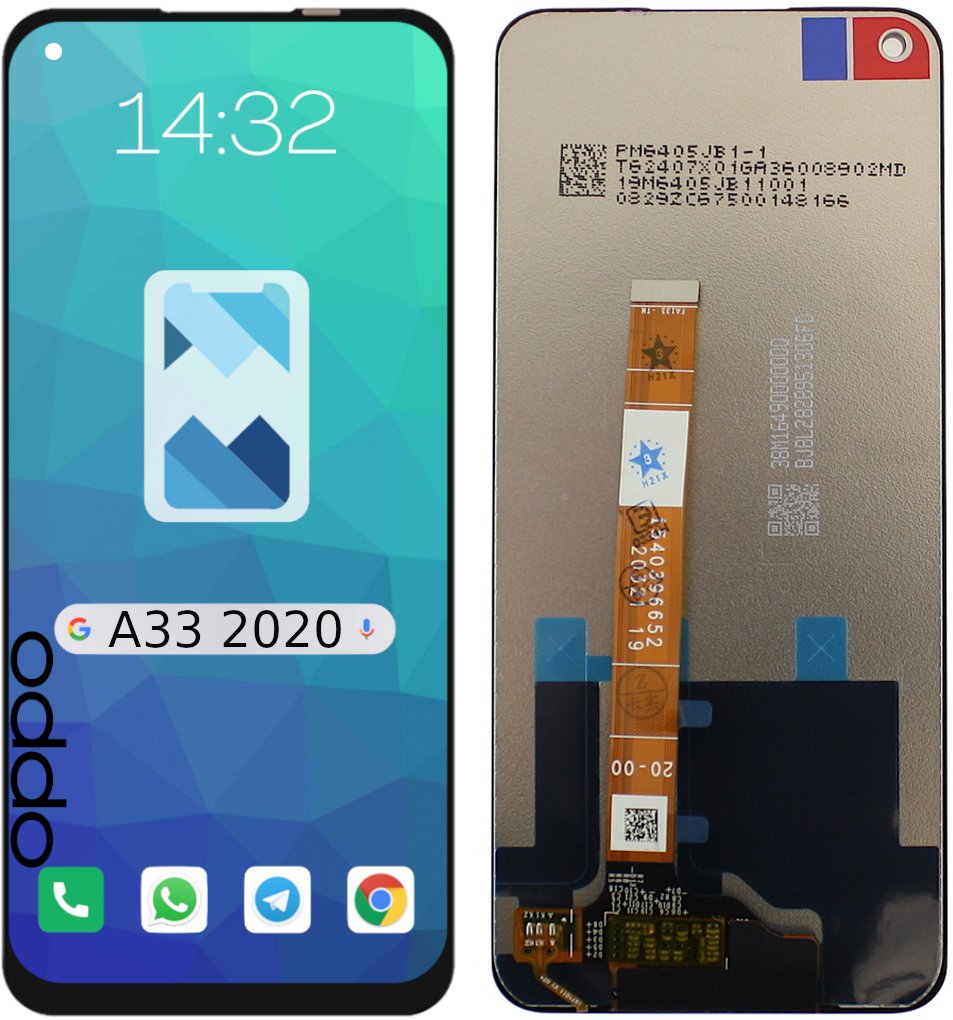 Wyświetlacz LCD Ekran Szybka Dotyk do Oppo A33 2020 CPH2137 | Czarny