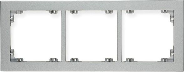 Karlik DECO Ramka potrójna srebrny metalik 7DR-3