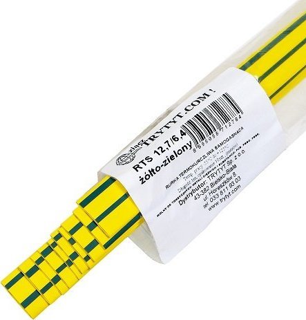 Trytyt 10x Koszulka termokurczliwa RTS 12,7/6,4 ż/o