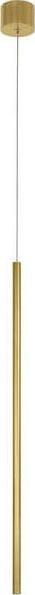 Lampa wisząca Luces Exclusivas LAMPA wisząca BUGA LE41357 Luces Exclusivas metalowa OPRAWA zwis LED 5W 3000K tuba złota