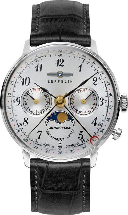 Zegarek Zeppelin LZ129 Hindenburg 7037-1 Quarz Srebrny (259036)