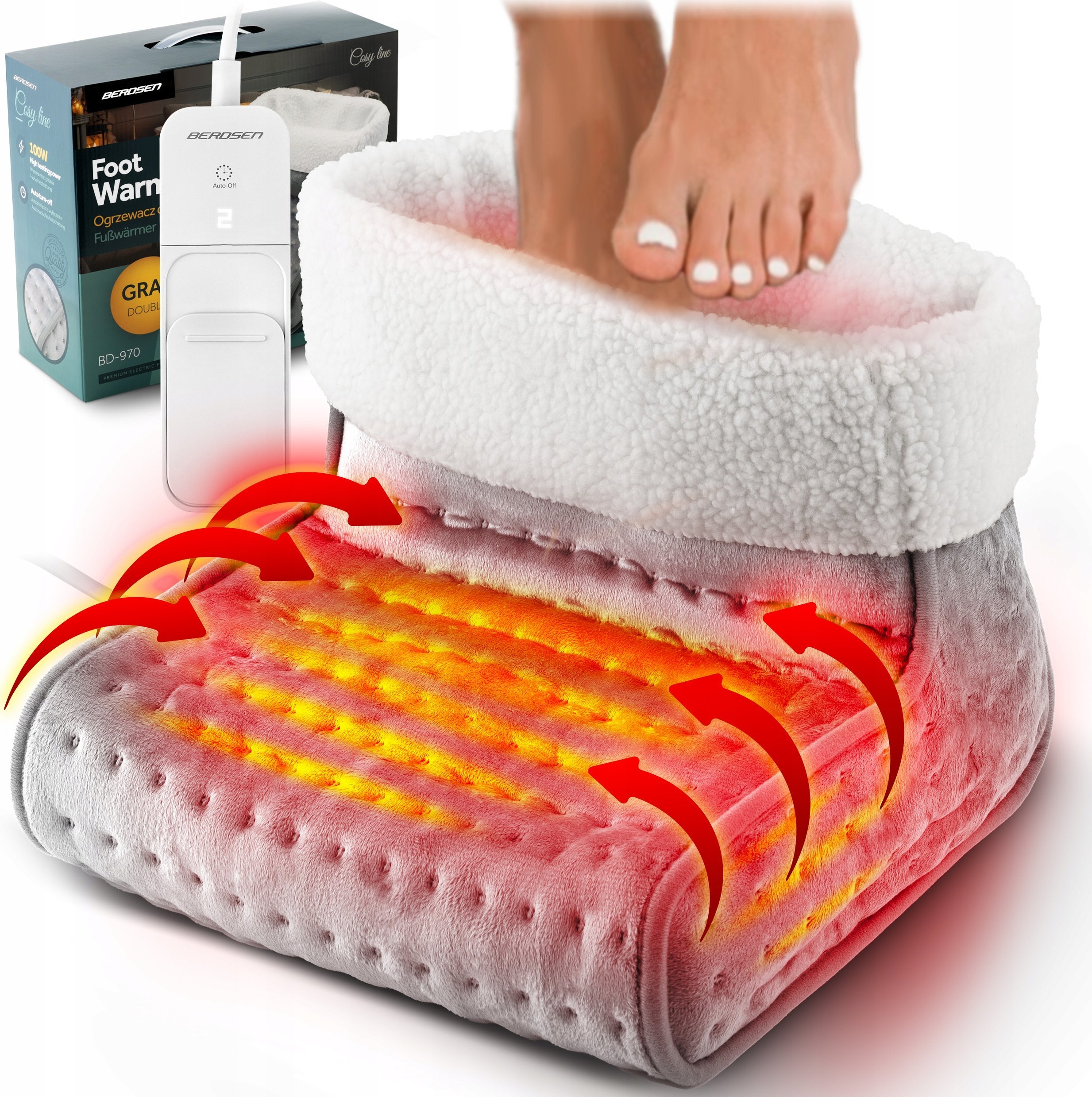 Berdsen Elektryczny ogrzewacz do stóp Berdsen BD-970