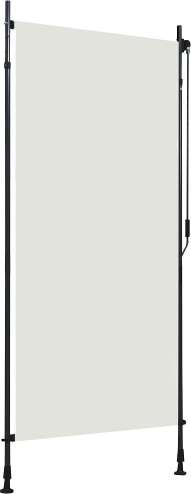 vidaXL Roleta zewnętrzna, 100x270 cm, kremowa