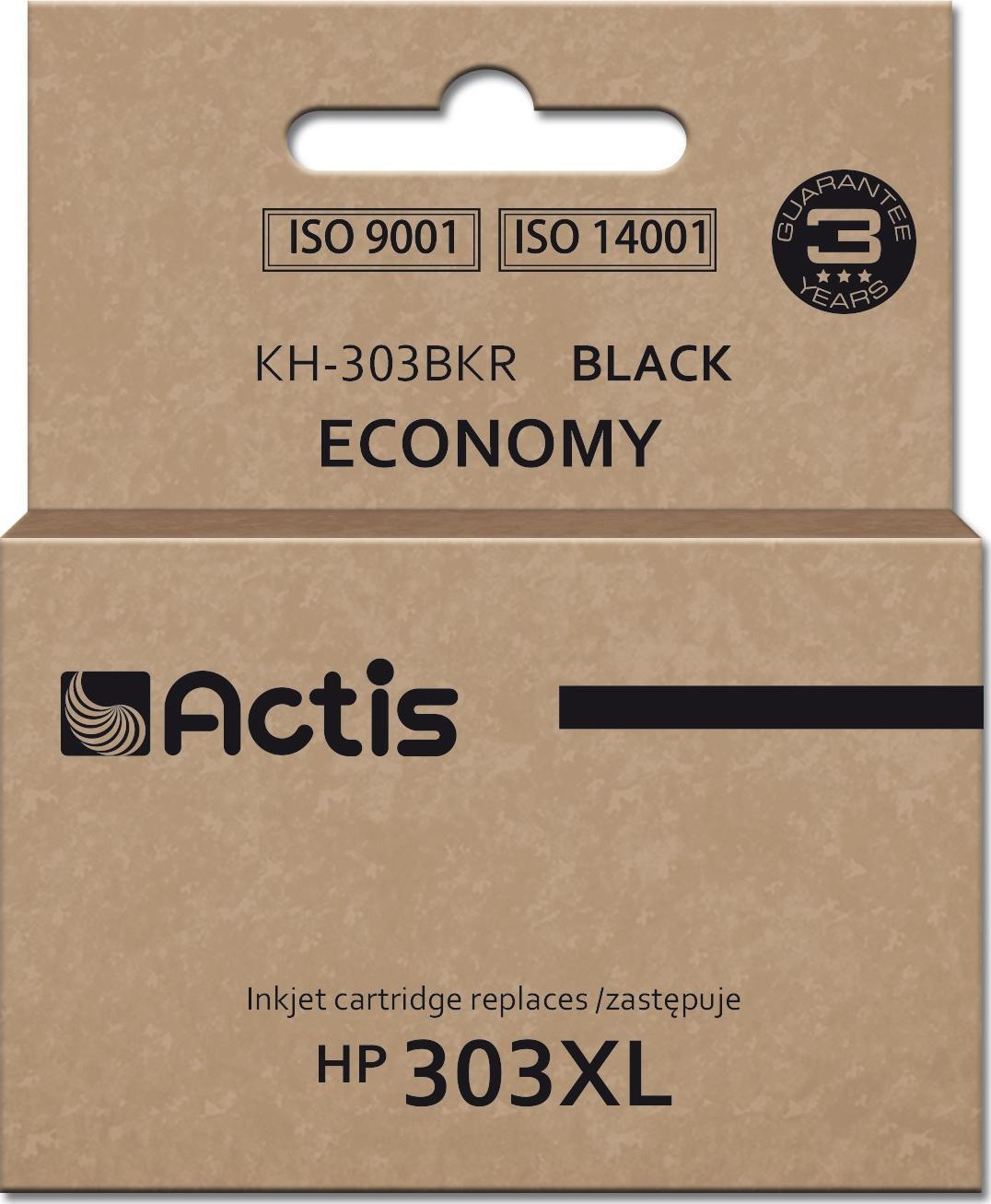 Tusz Actis Tusz Actis KH-303BKR (zamiennik HP 303XL T6N04AE; Premium; 20ml; 600 stron; czarny)