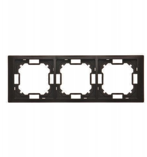 Simon Basic Ramka 3-krotna Neos IP20 czarny mat BMRC3/49