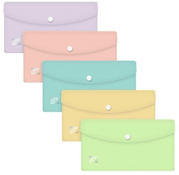 Oxford Teczka kopertowa Urban Pastel (5szt)