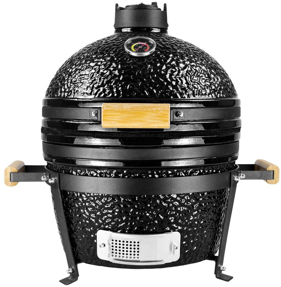 GRILL CERAMICZNY WĘGLOWY 16T" Z POKRYWĄ