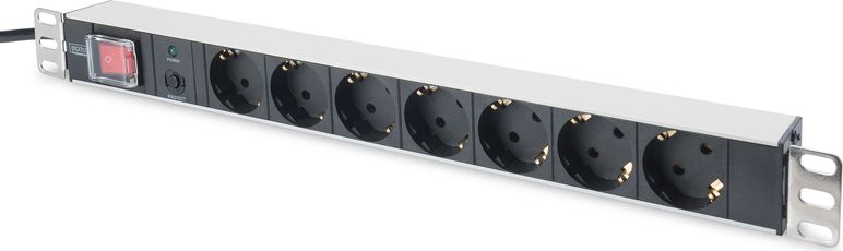 Digitus Listwa zasilająca PDU 19" 7x gniazdo schuko 2.0m (DN-95403)