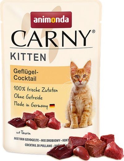 Animonda ANIMONDA KOT sasz.85g CARNY KITTEN KOKTAIL DROBIOWY