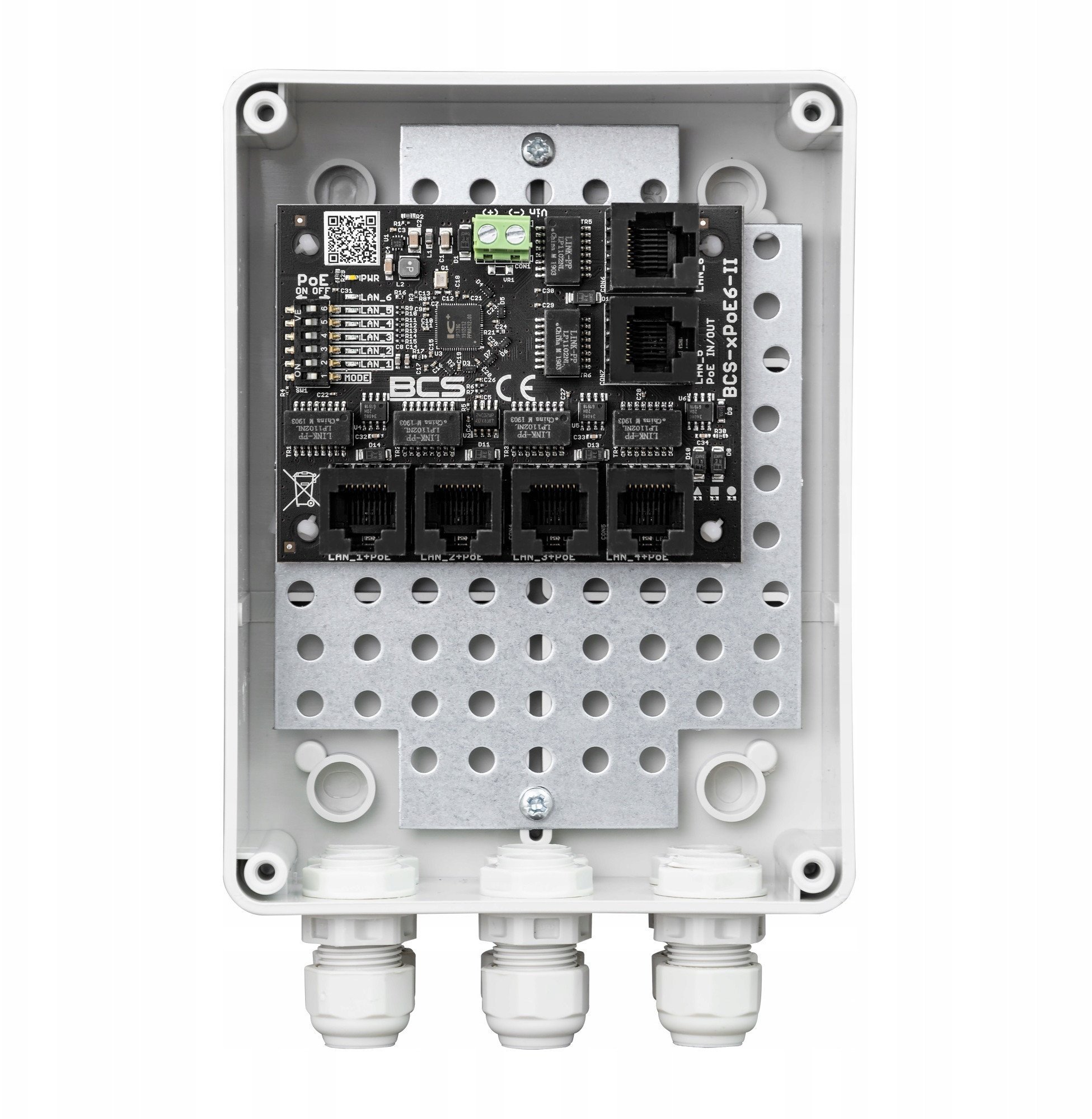 Switch BCS -xPoE6/S Switch 5x PoE, 1x RJ45