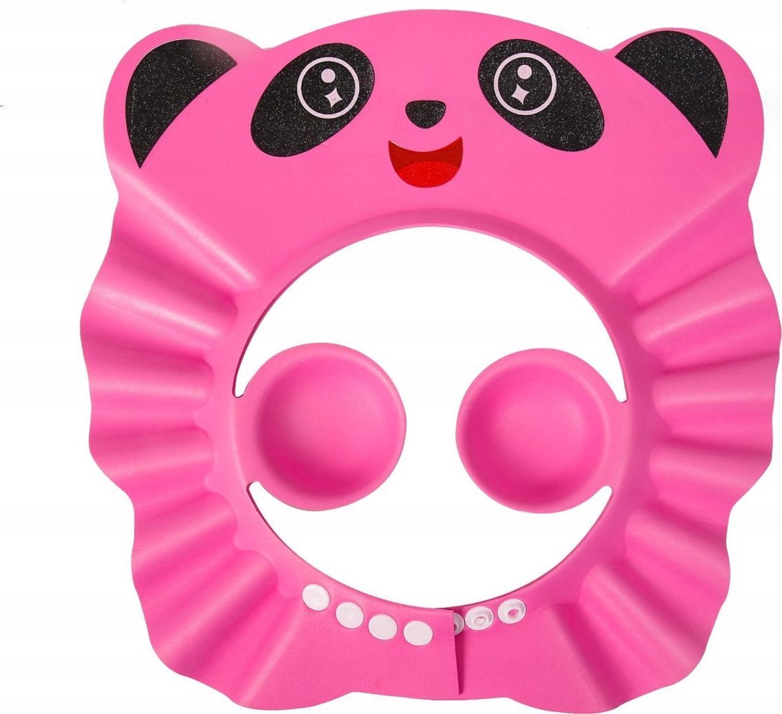 Daszek / Rondo Kąpielowe do Mycia Głowy Dzieci - Różowa Panda