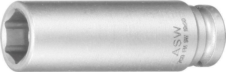 ASW Udarowa końcówka wymienna klucza nasadowego 1/4", magnetyczna, długa ASW