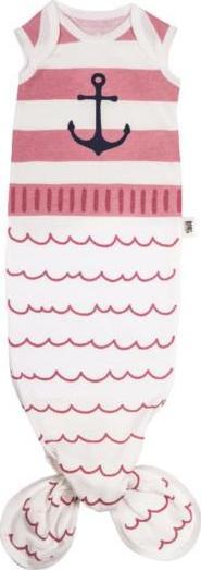 Baby Bites Baby Bites Śpioszki Baby Gown Sailor (0-3 miesięcy) Pink