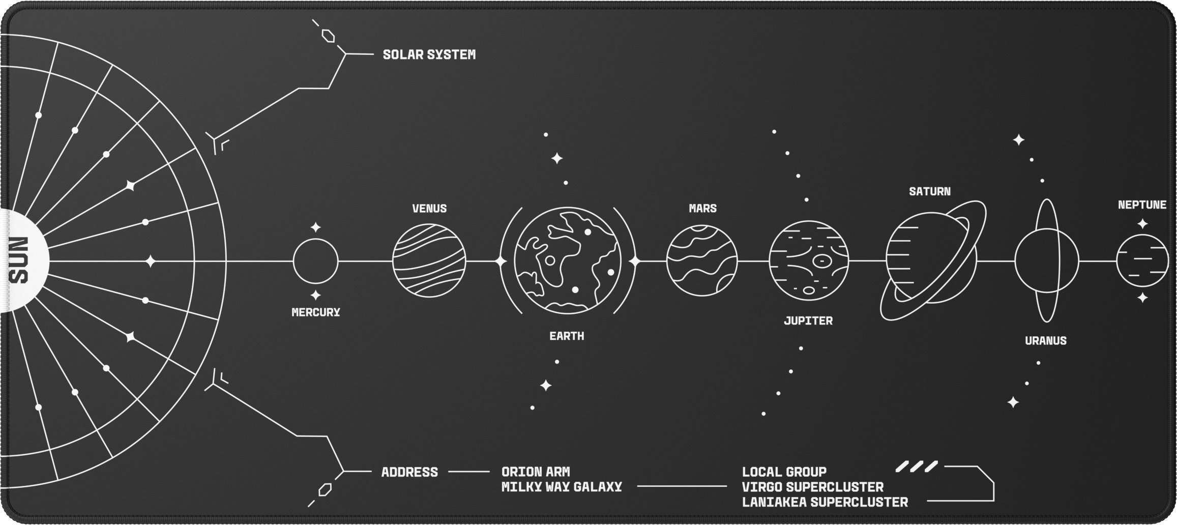 Podkładka Dark Project Terra Nova XL biała (DPMP_NOVA_BLACK_XL)