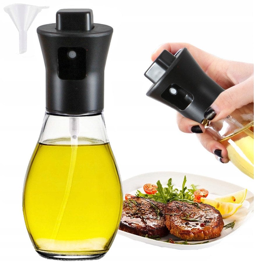 Dozownik szklany atomizer na olej oliwę ocet przyprawy w płynie butelka spray 200ML BRUNBESTE BB-3190