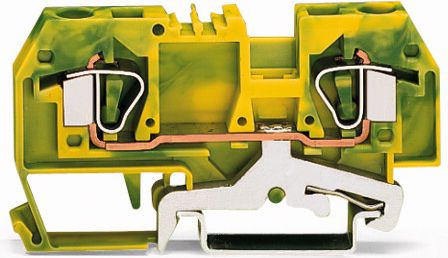 Wago Złączka 2-przewodowa 6mm2 żółto-zielona (282-907)