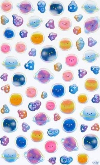 Ooly Mini Naklejki Itsy Bitsy Planety