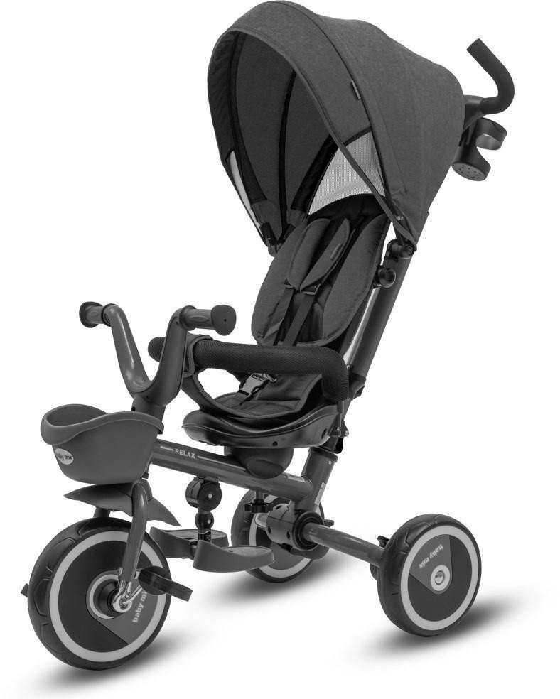 Rowerek trójkołowy 5w1 Relax 365 szary