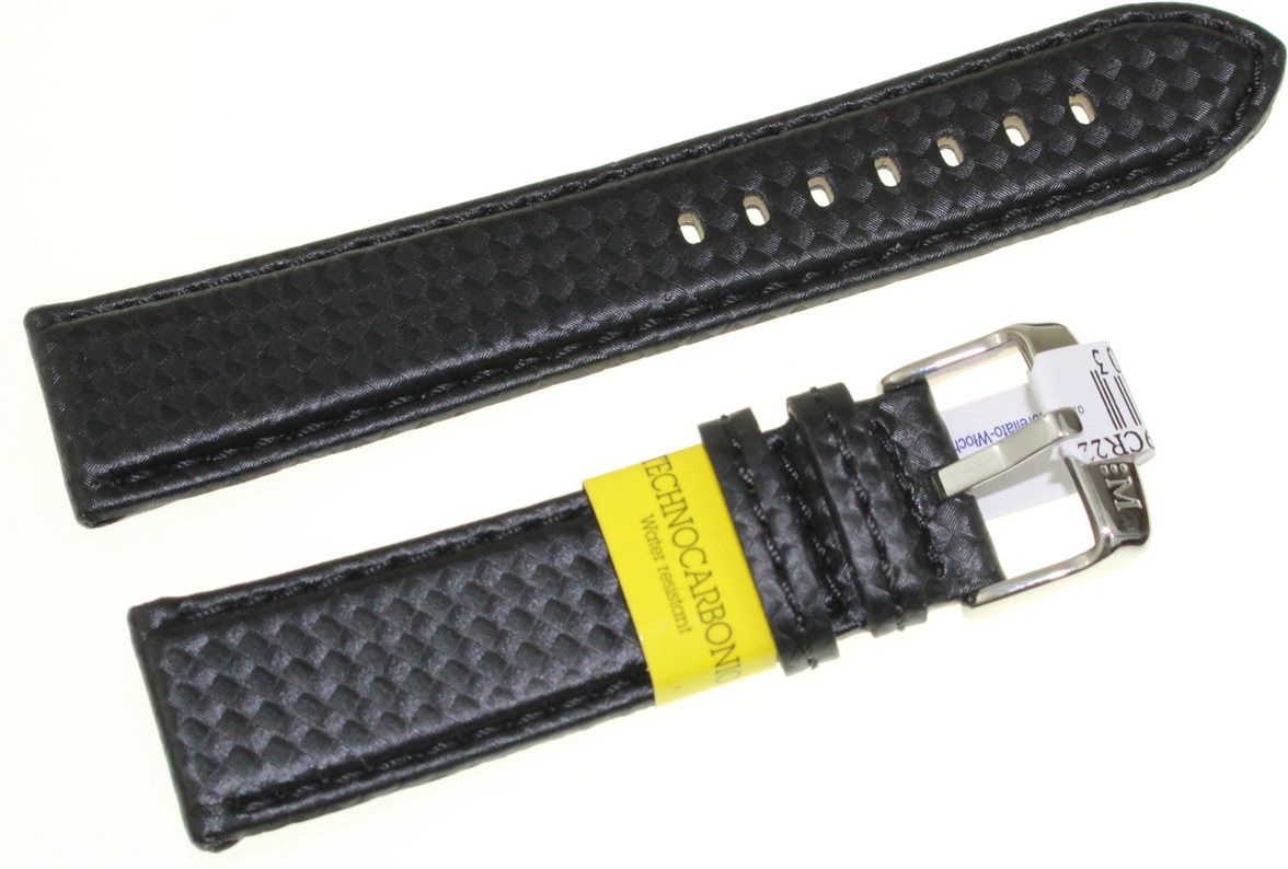 Morellato Karbonowy wodoodporny pasek do zegarka 22 mm Morellato A01U3586977819CR22
