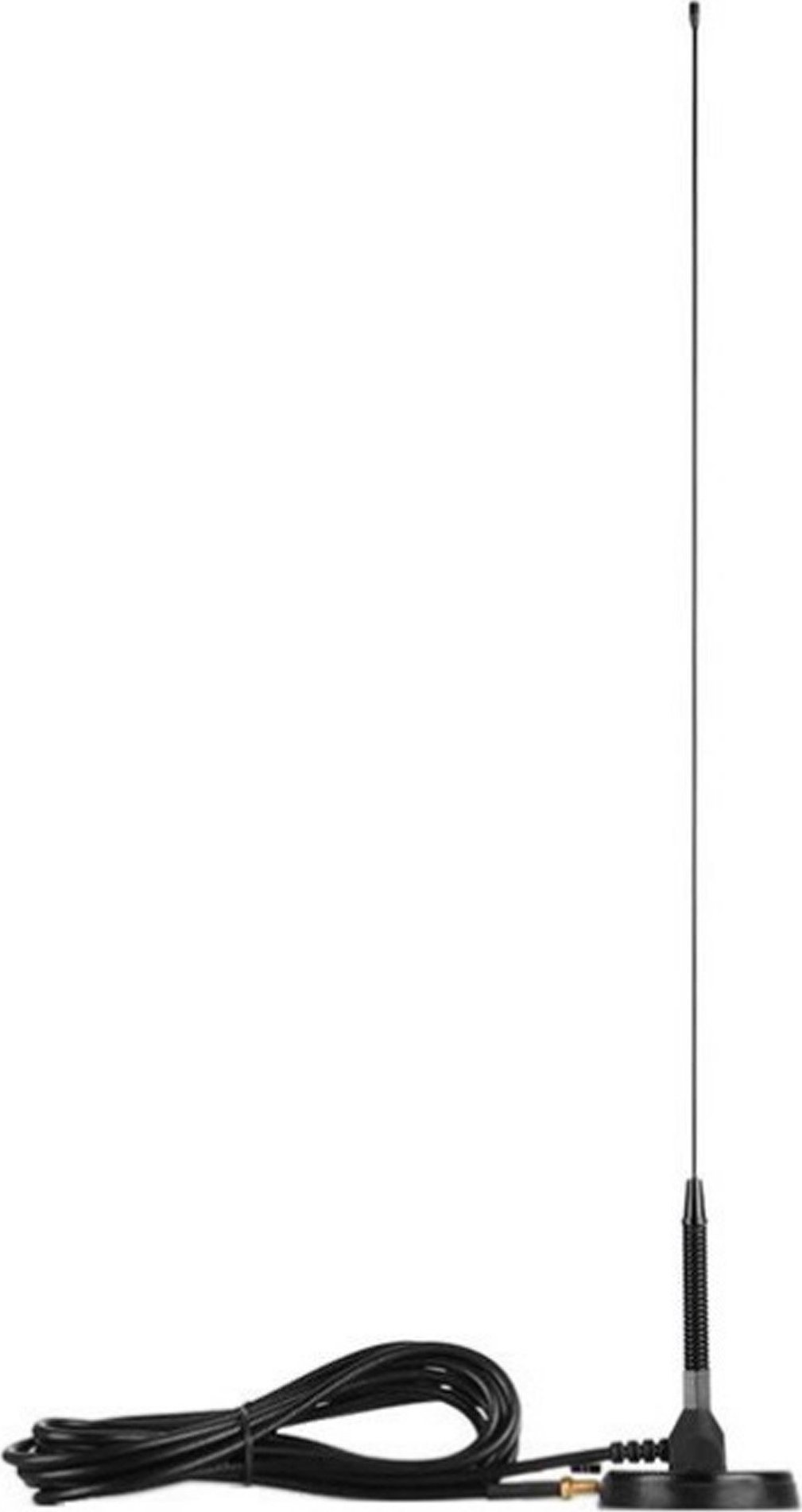 CB Antena HamRadioShop Nagoya UT-72 SMA-F dwupasmowa antena samochodowa na podstawie magnetycznej z 4m kabla