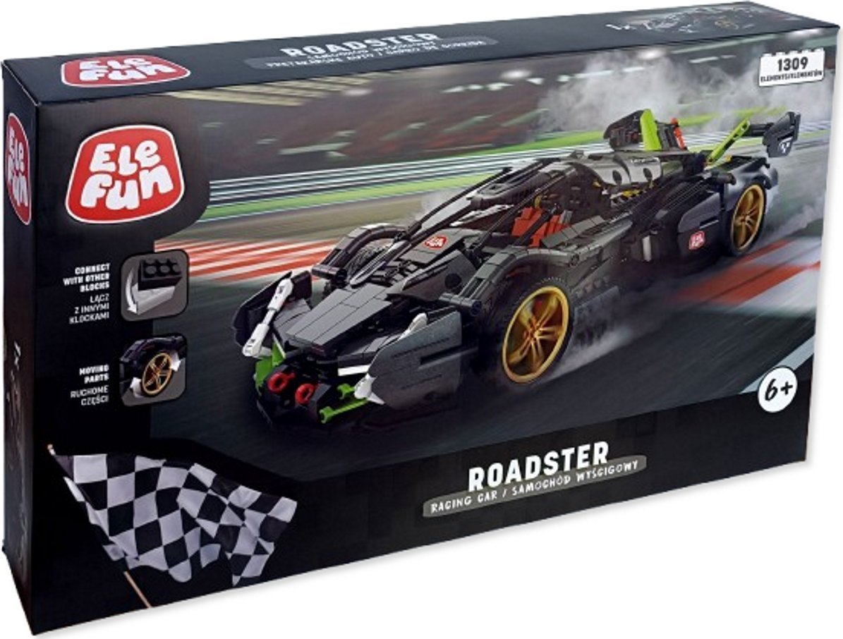 JOINCO Klocki Elefun - Roadster Samochód wyścigowy 673001