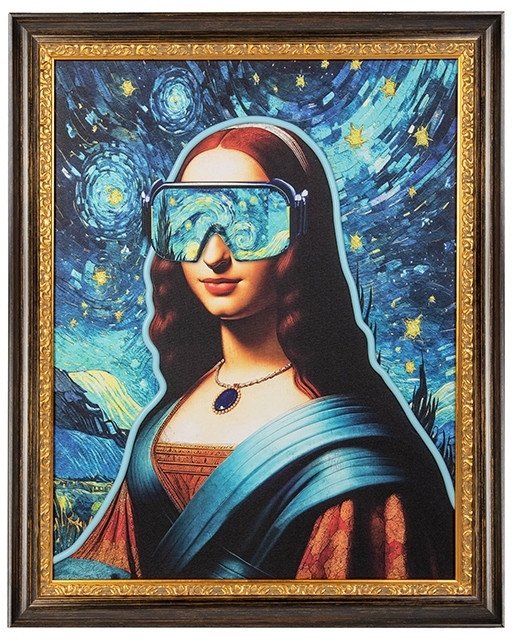 Obraz NEON LISA 80x100 cm