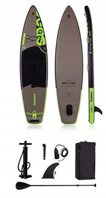 Deska do Pływania Sup Paddleboard Zestaw 7w1 KUBISPORT 335 x 81 x 15 cm