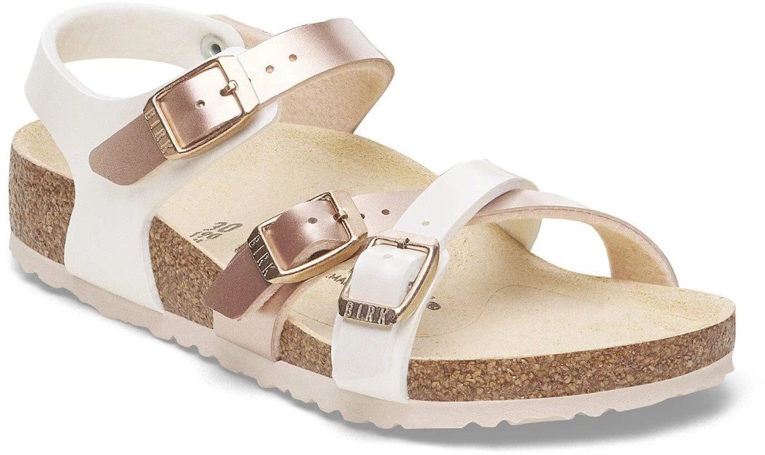 Birkenstock sandały KUMBA SPLIT KIDS 1029411 Electric Metallic Pearl/Copper (szerokość standardowa) 36