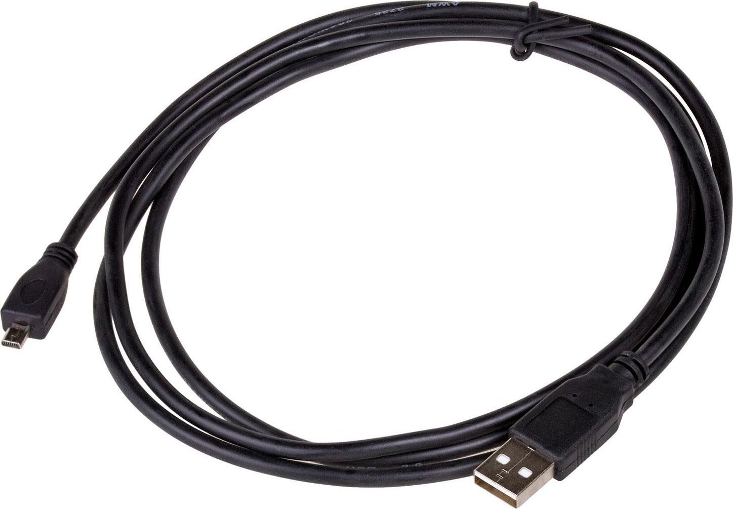 Kabel USB Akyga USB-A - UE-E6 1.5 m Czarny (AK-USB-20)