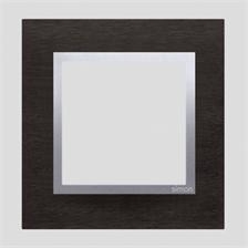 Kontakt-Simon Ramka pojedyncza SIMON54 NATURE metalowa inox yin - DRN1/78