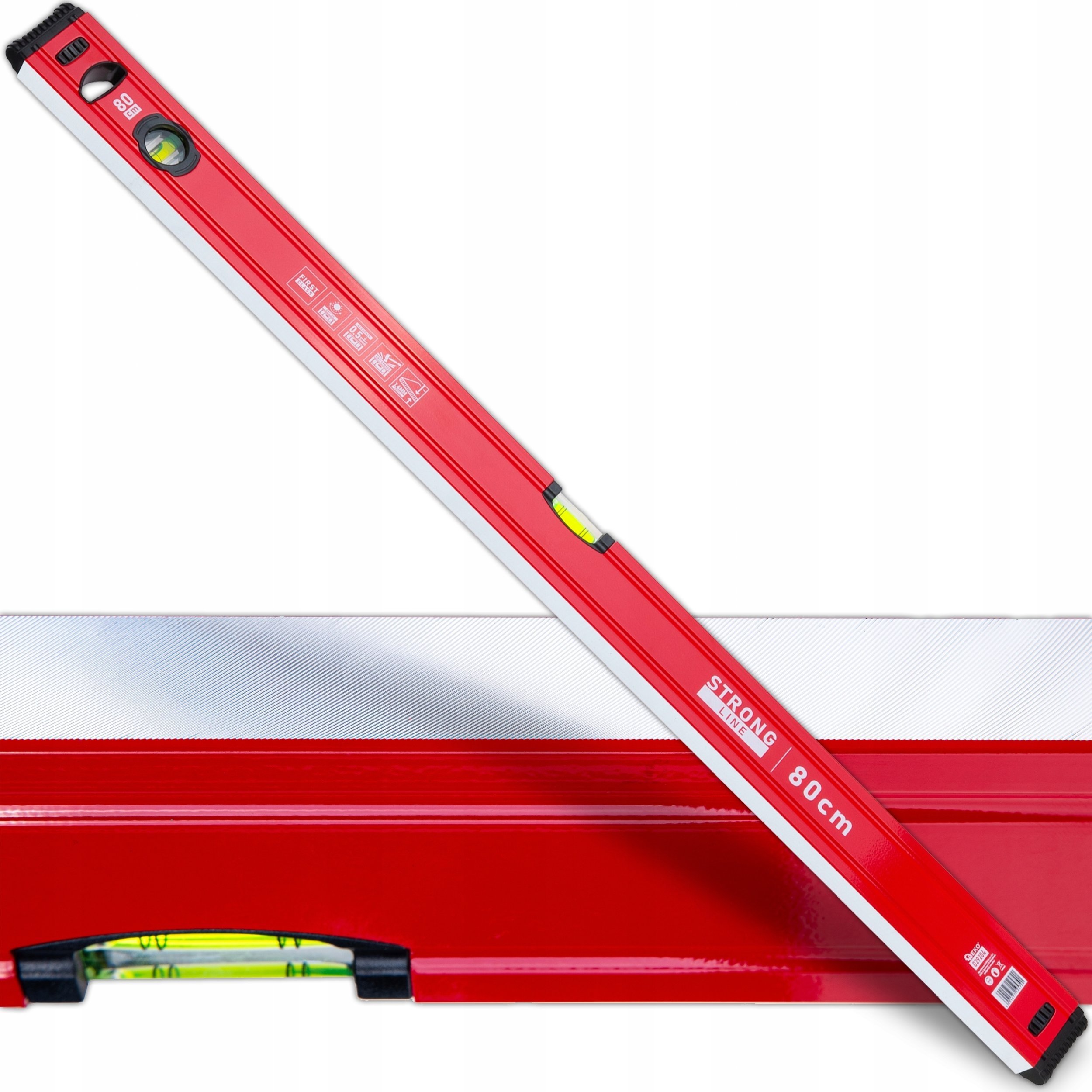 Poziomnica aluminiowa 800mm STRONG LINE (50)
