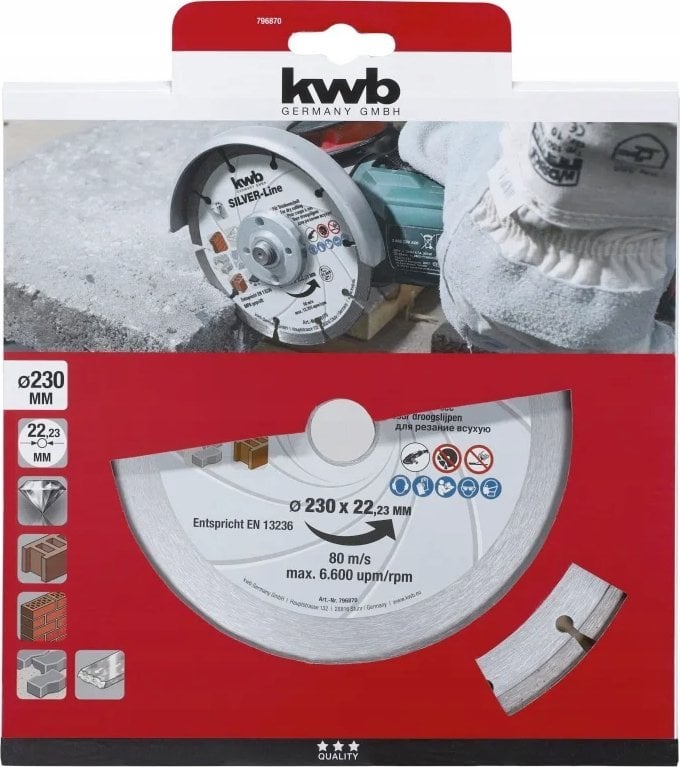 Einhell TARCZA DIAMENTOWA DO BETONU, KAMIENIA 230MM 49796870