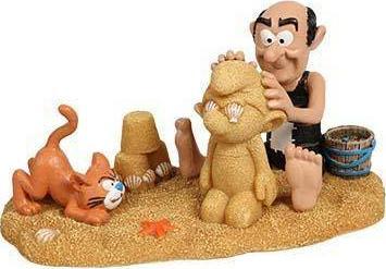 AQUA DELLA Aqua Della Ozdoba Smerfy Gargamel Plaża 17,7x9,3x9,4