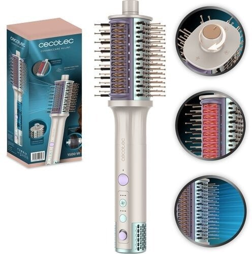 Cecotec CeramicCare Allin1 Szczotka do włosów elektryczna Suszarko - lokówka