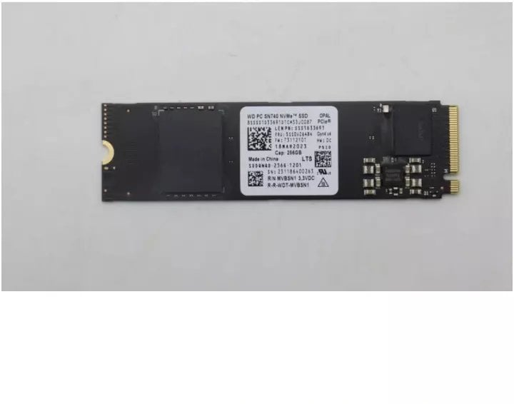 256GB M.2 PCIe NVMe SSD with