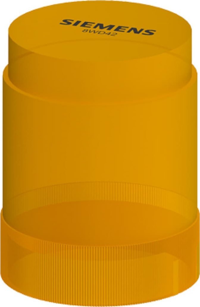 Siemens Kolumna sygnalizacyjna 50mm LED światło ciągłe żółte 24V AC/DC 8WD4220-5AD