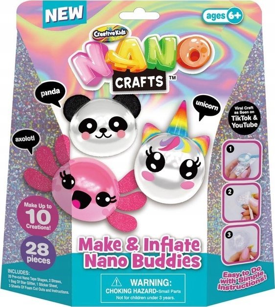 Swede NANO CRAFT Taśma Bańki Nano Buddies, zabawka kreatywna