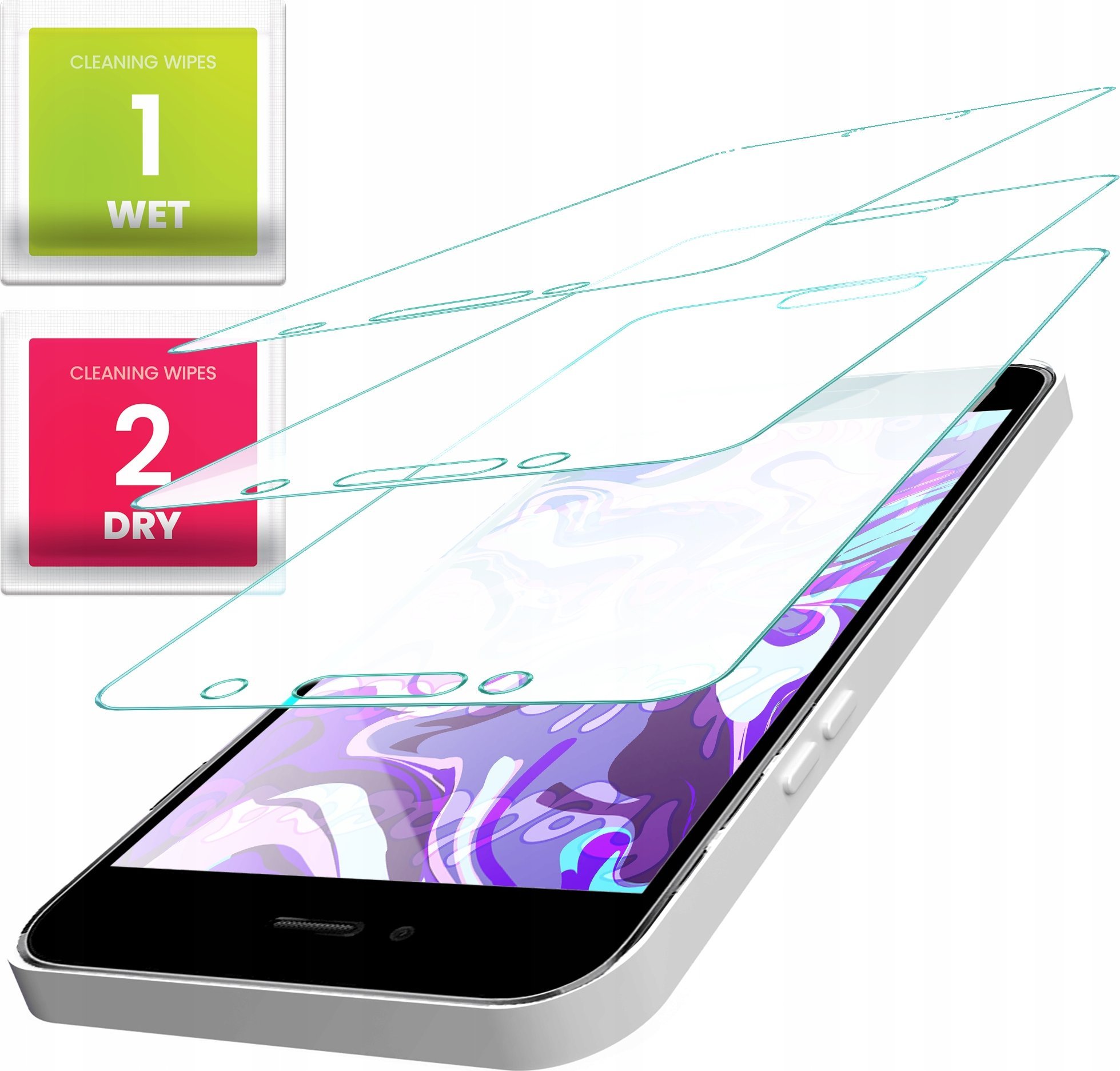 Hello Case 3-PAK Szkło Hartowane do Samsung Galaxy A3 2016 (szybka 9H, płaskie 2.5D)