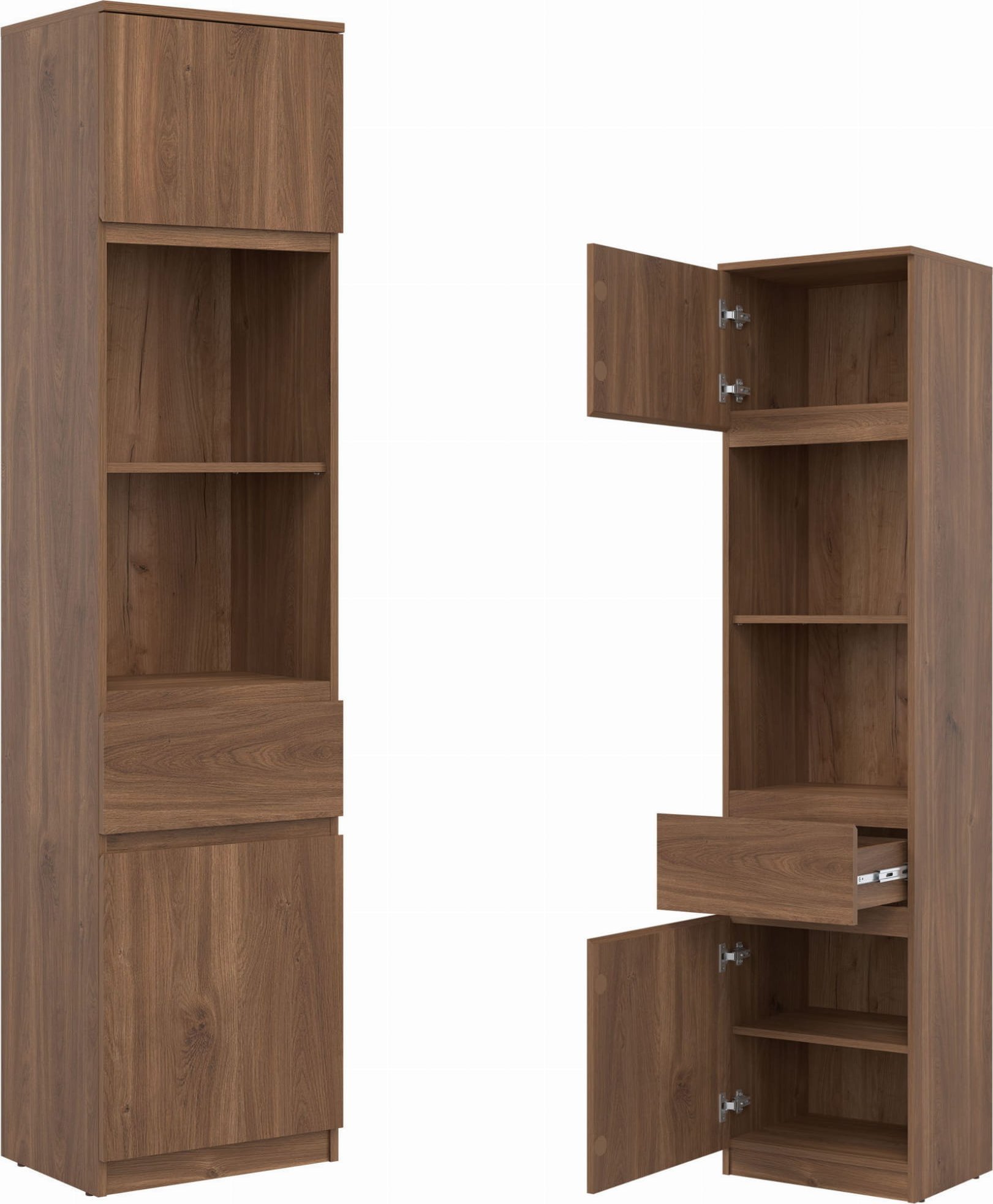 BogFran Szafka L/P wąska Regał Słupek Castello REMI RM08