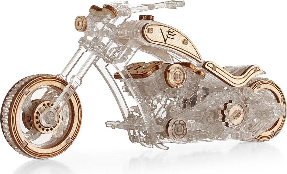 Veter Models Puzzle 3D - Motocykl Chopper V-1