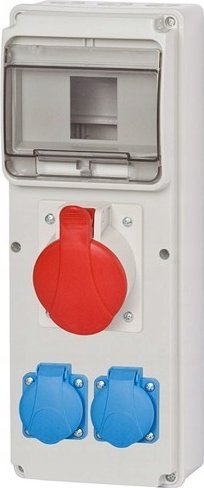 F-Elektro Rozdzielnica 6M ULISSE MIDI 32A/5P, 2x230V IP54