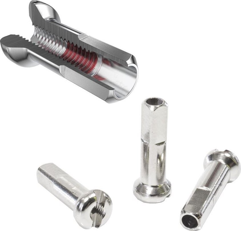 DT Swiss Nyple DT Swiss Pro Lock 2.0 x 16 niklowany mosiadz, 100 szt, srebrne