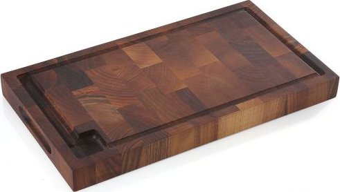 Deska do krojenia Zassenhaus Blok do krojenia typu end grain, drewno orzechowe, 45 x 25 x 4 cm / Zassenhaus