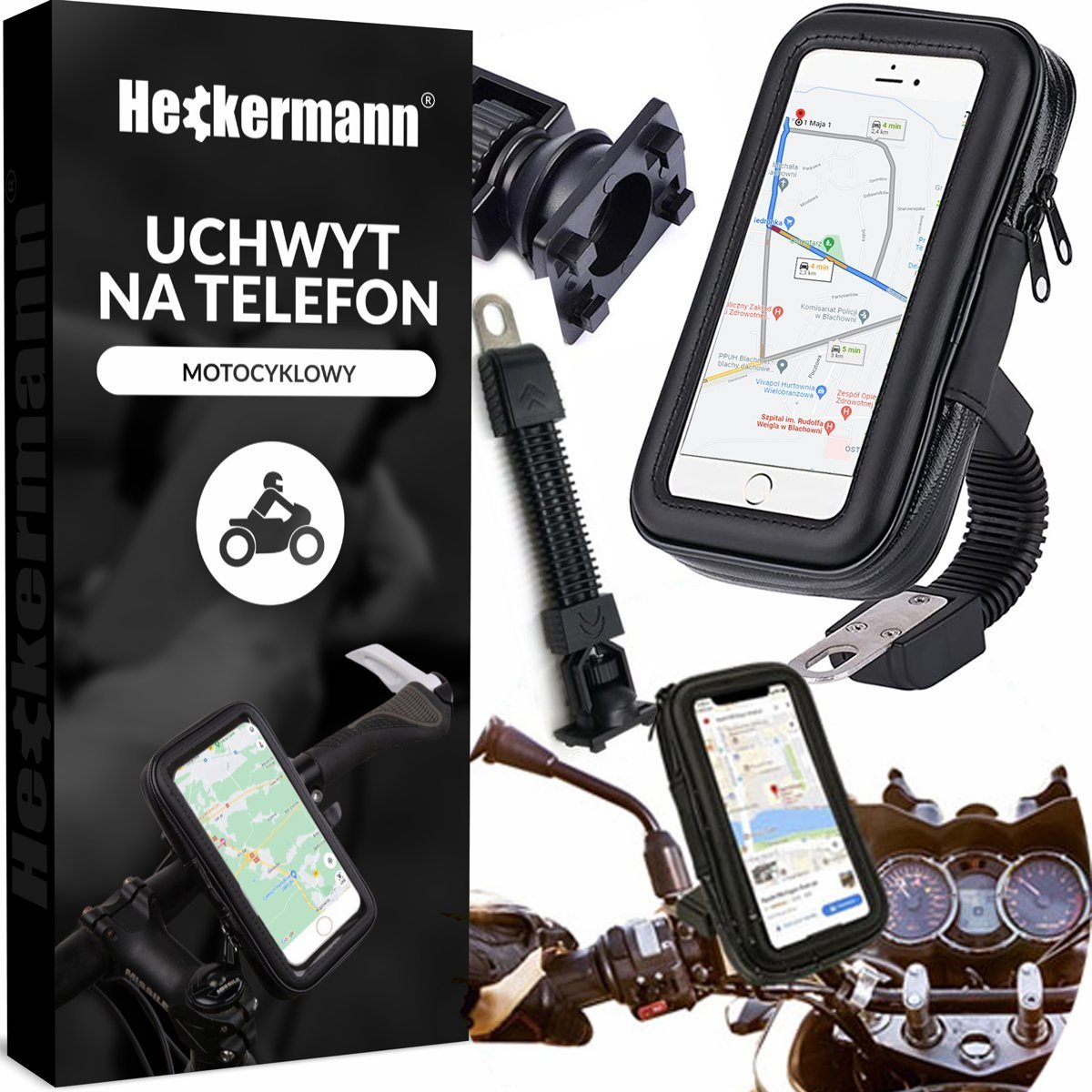 Heckermann Sakwa torba motocyklowa na telefon do 6,3 cala Heckermann MT1 BIG