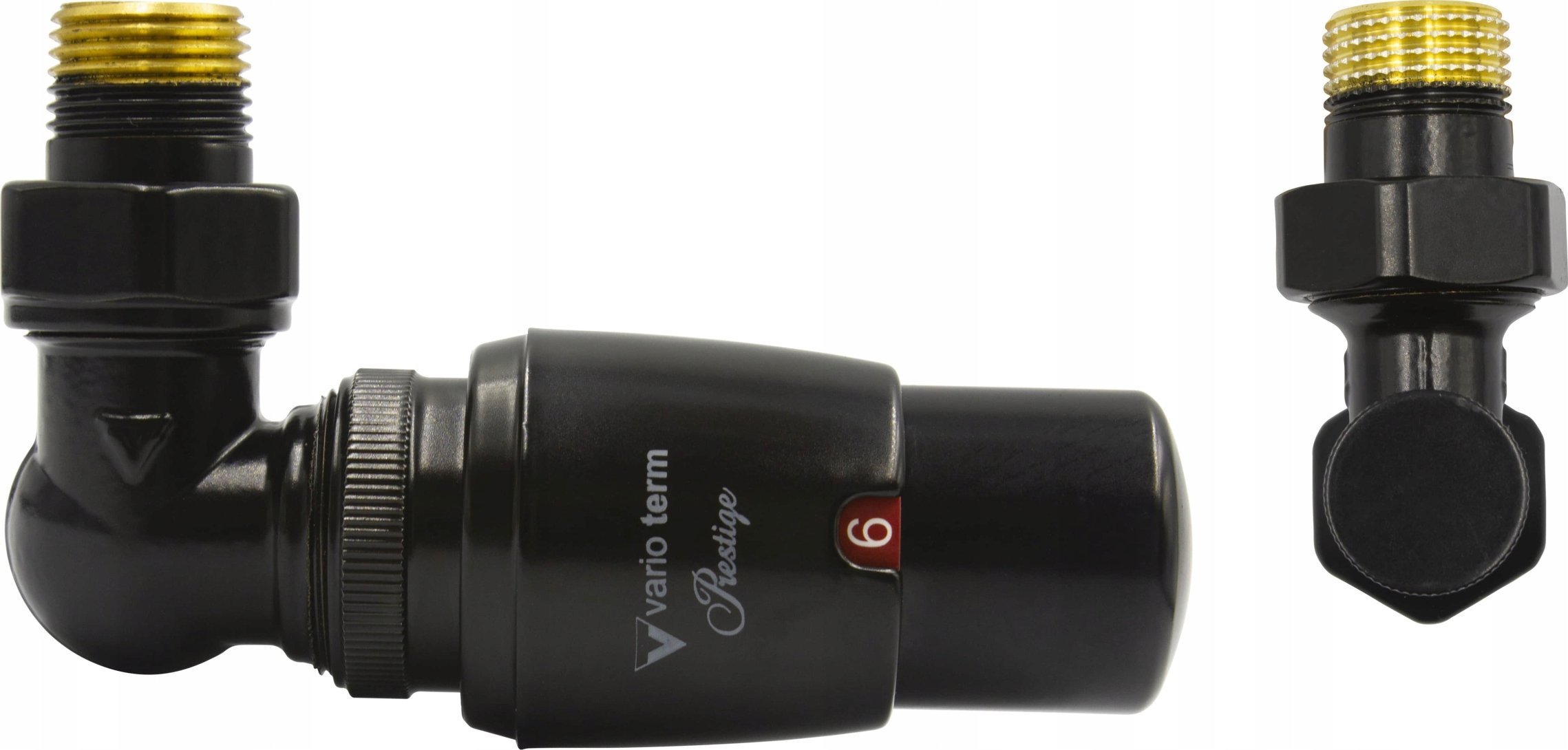 Vario Term zestaw termostatyczny MASTER lewy czarny mat EMAGS0224CFK/L