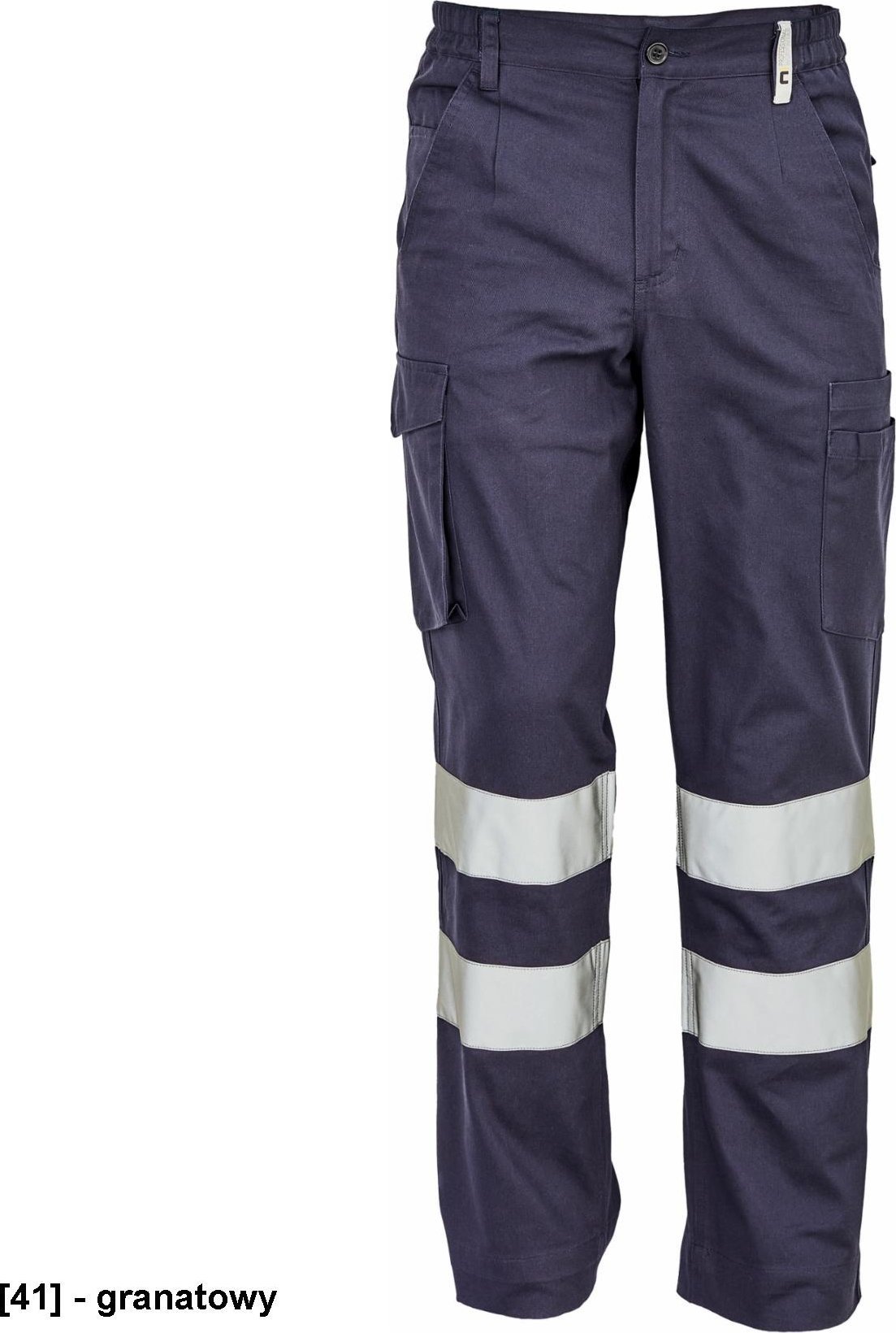 CERVA HUELVA - spodnie reflex - granatowy 48