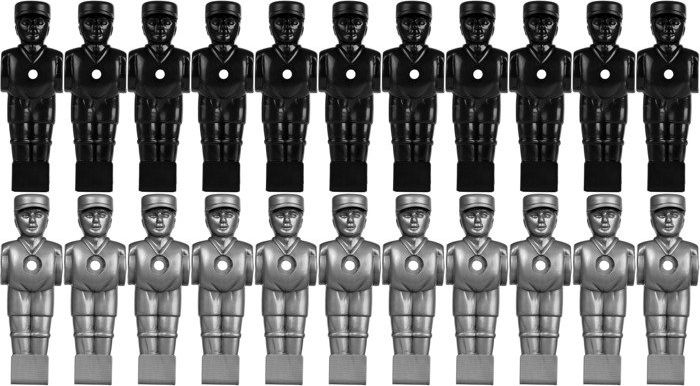 TUNIRO TUNIRO PIŁKARZE 22 SZT POSTACIE PIŁKARZYKI DRUŻYNA Unw