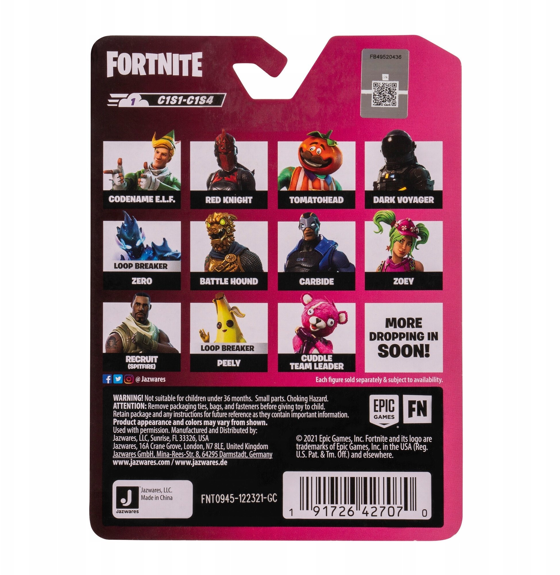 JAS FORTNITE FIGURKA LOVE RANGER